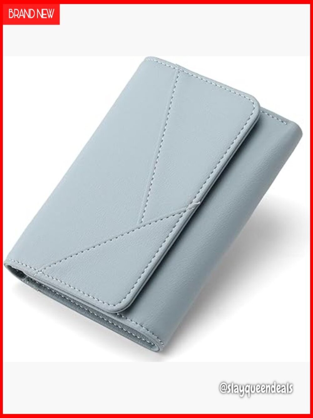 Leather RFID Blocking Trifold Wallet with Zipper Coin Pocket